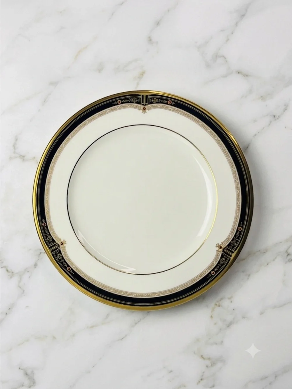 Noritake Bone China GOLD AND SABLE 9758 Salad Plate